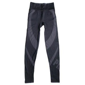 Victorias Secret PINK Active Sz XS Black and Gray Booty Curve Hugging Full Ankle